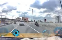 In a dashcam video submitted to Motochismis dated 25 January, a Skyway patrol man seen riding on the opposite lane.