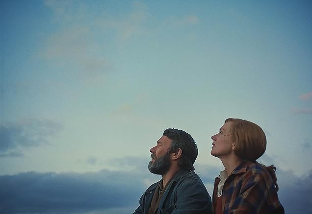 Kerry Condon and Joel Edgerton in Train Dreams (2025)