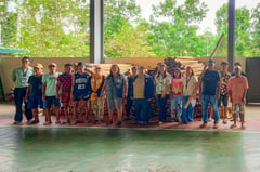 Kuya Bong provides housing kits, essentials to quake-hit San Isidro residents