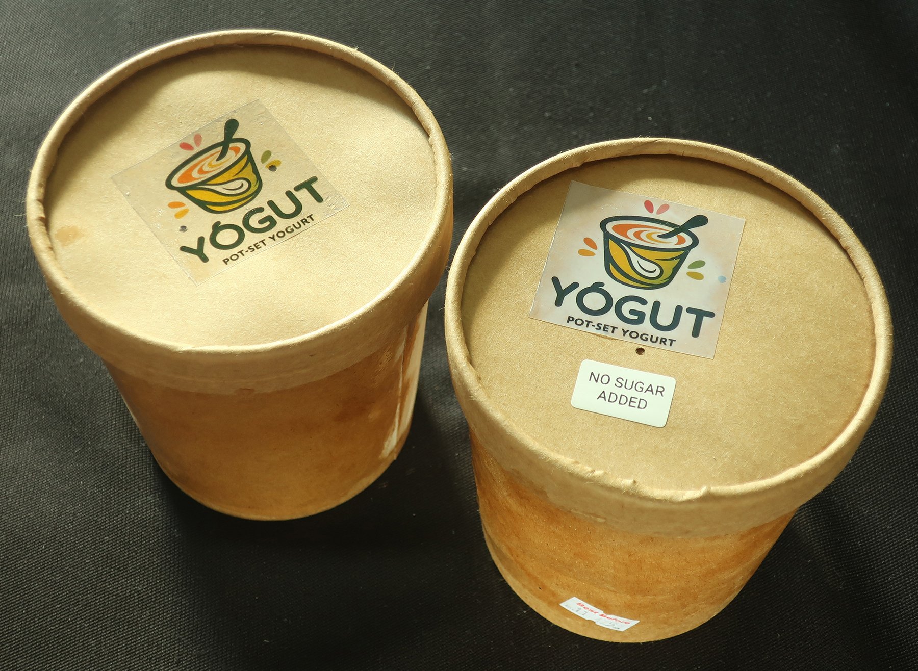 YOGUT Yogurt comes in two variants — Original and No Sugar Added.