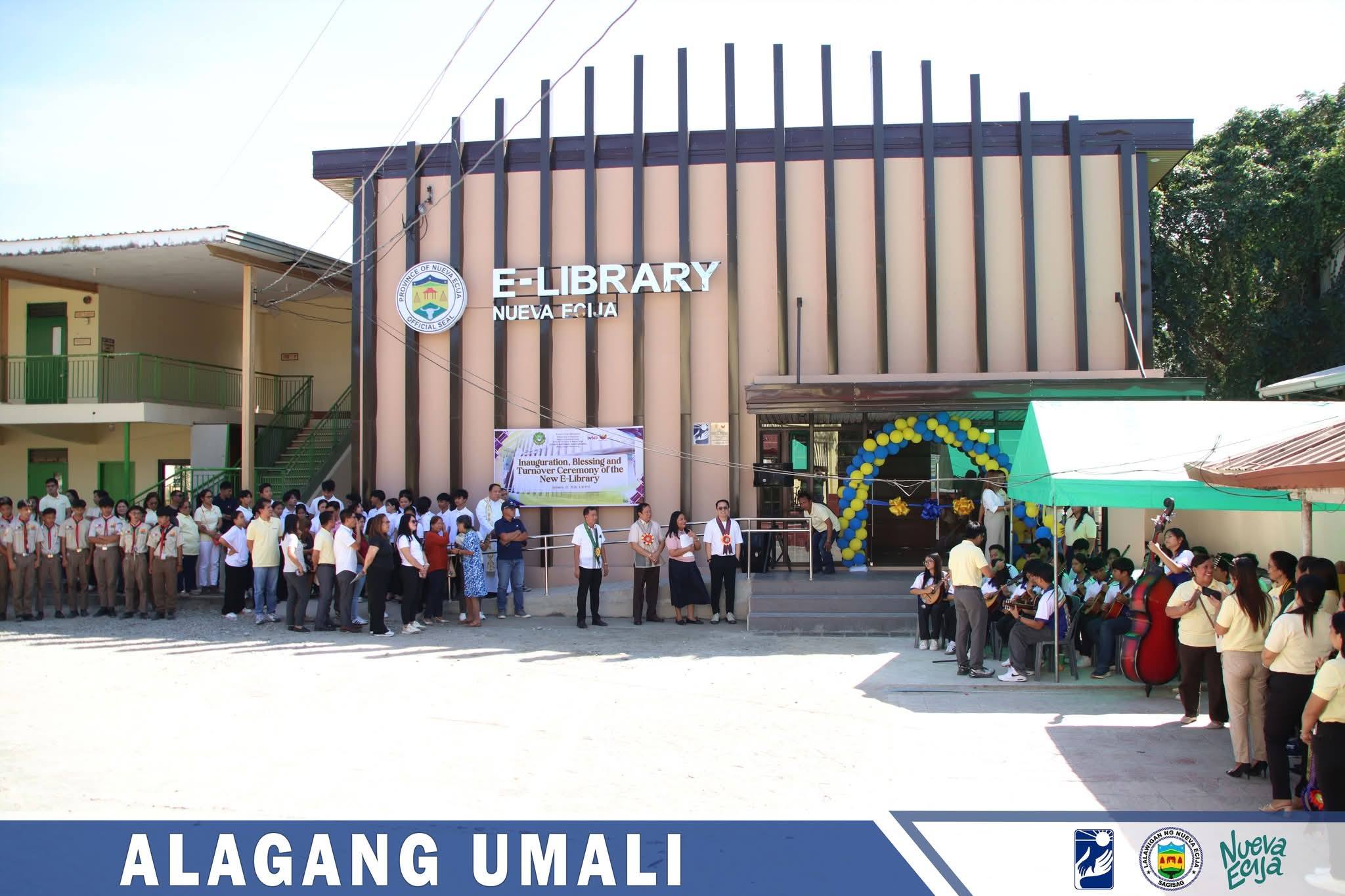 Nueva Ecija opens e-library at Cuyapon National High School