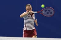 DONNA Vekic of Croatia displays her solid form to beat Lin Zhu of China, 6-4, 6-3 in the quarterfinals of the singles event of the WTA 125 Philippine Women’s Open.