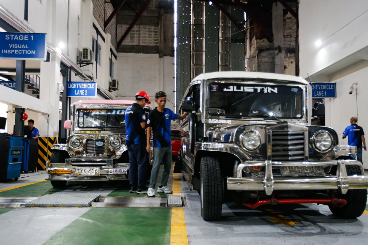 PUJs undergo roadworthiness inspection