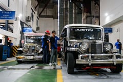 PUJs undergo roadworthiness inspection