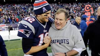 FORMER quarterback for New England Patrioats Tom Brady (left) with his former head coach Bill Belichick.