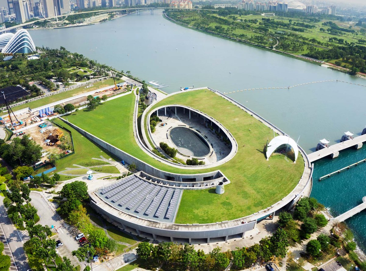 MARINA Barrage is Singapore’s largest reservoir.