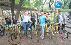 Pedals against carbon emission