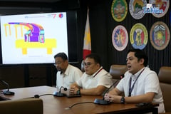 MMDA, DOTr hold a press conference on MRT-7 works