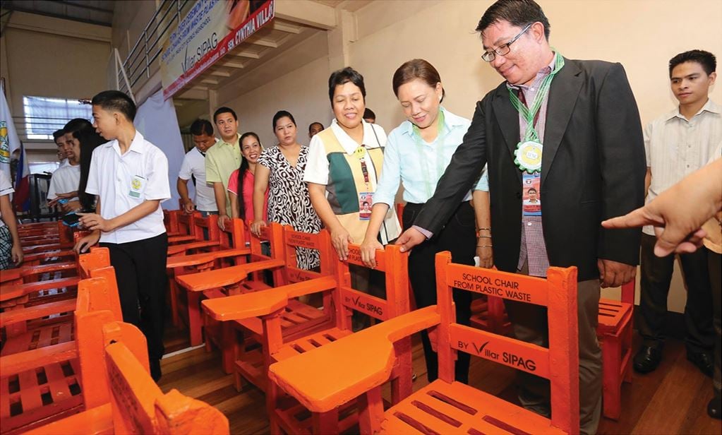 IN 2014, Pasay City Science High School was among the first recipients of free plastic chairs provided by the Villar Foundation.