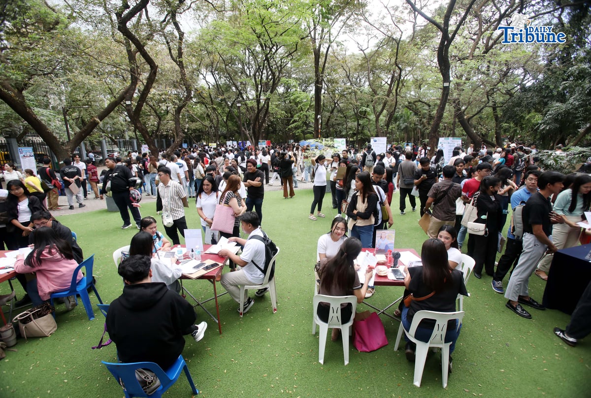 (January 30 2026) Jobseekers flocked to the first Pasig mega Job Fair held at Maybunga Rainforest Park, Pasig City, on Friday January 30 2026. Photo/Analy Labor