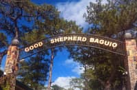 ENTRANCE to Good Shepherd Convent in Baguio.