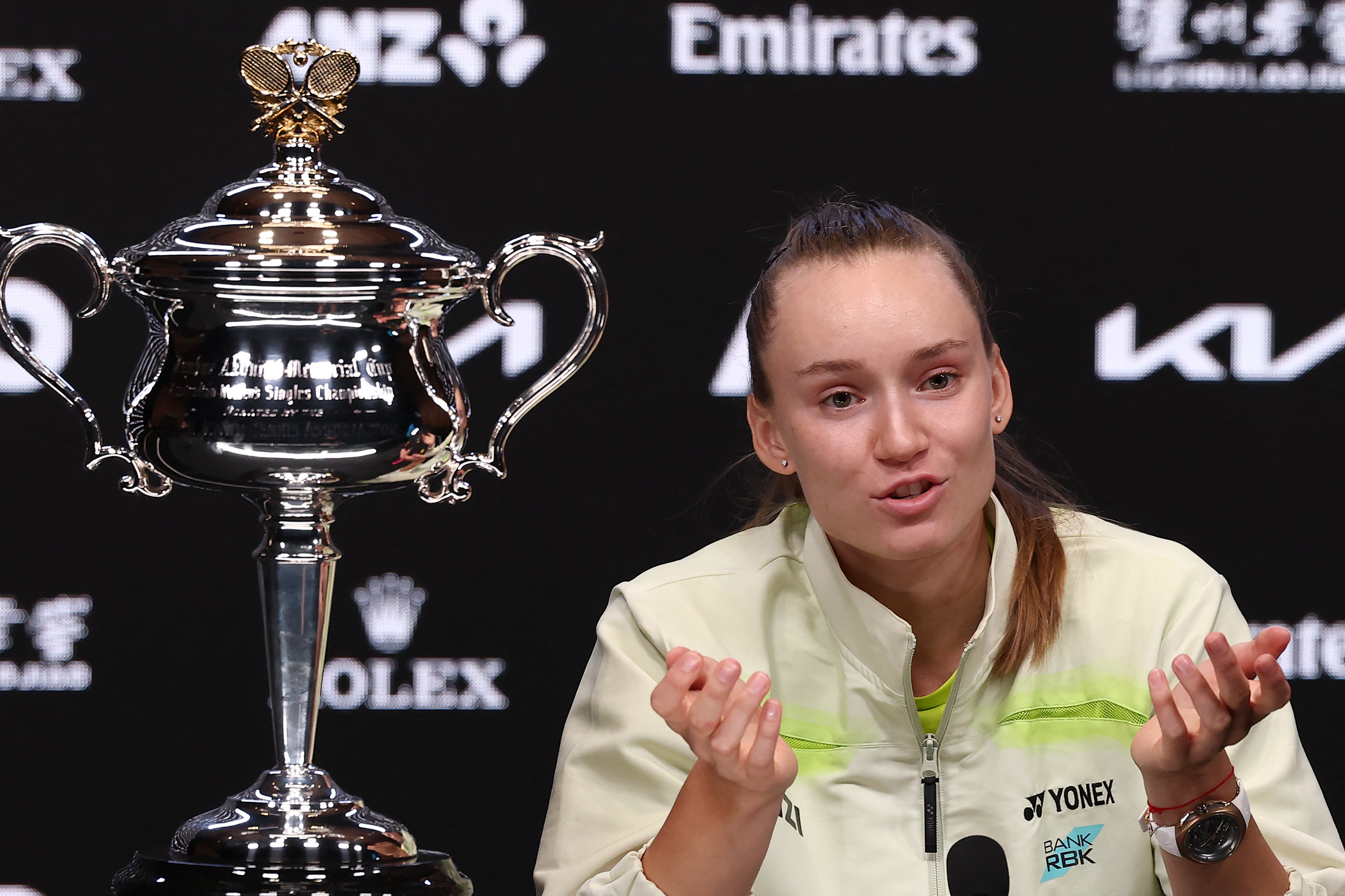 Rybakina bags AO title