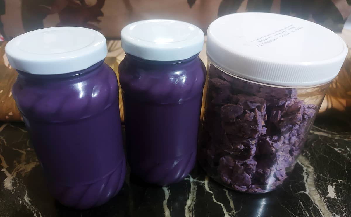BAGUIO ube jams and flake.
