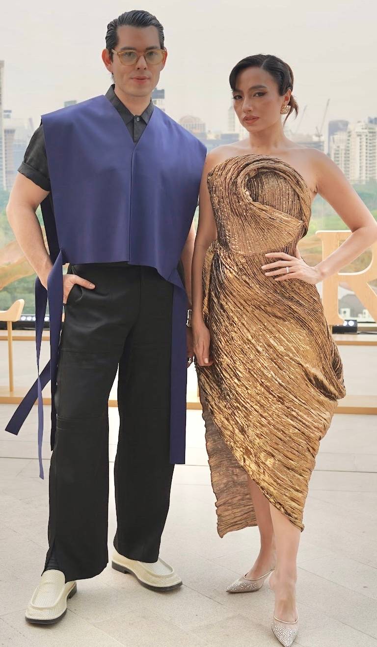 RAYMOND Gutierrez and Martine Cajucom.