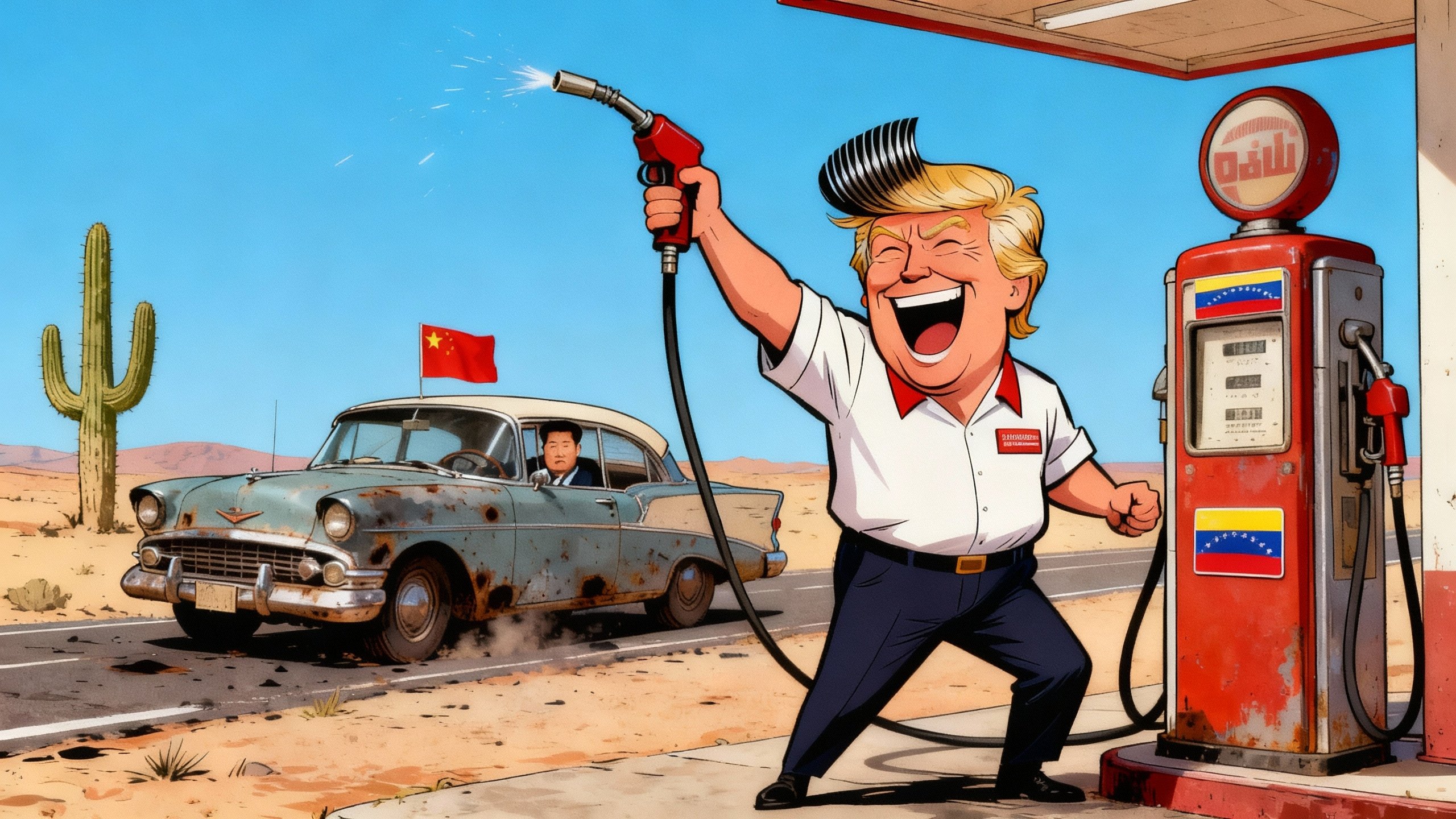 Trump says China welcome to buy Venezuelan oil
