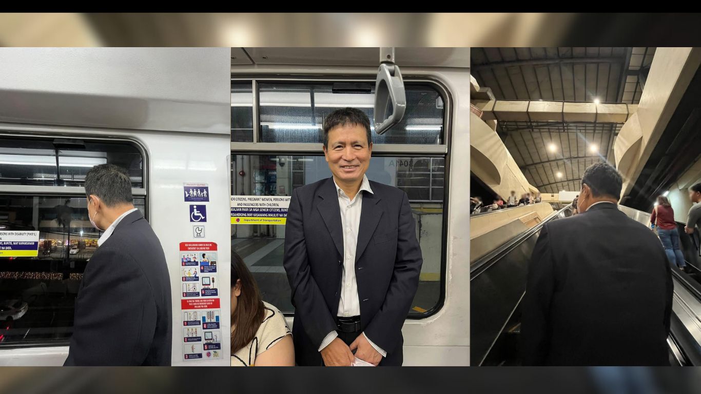 Taiwan minister experiences first MRT-3 ride