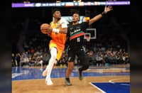 BRANDON Miller bangs in 26 points to lead the Charlotte Hornets to a 111-106 victory over the San Antonio Spurs in their NBA regular season game.