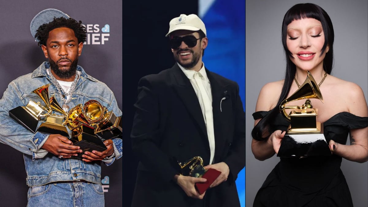Kendrick Lamar, Bad Bunny, Lady Gaga face off at Grammys