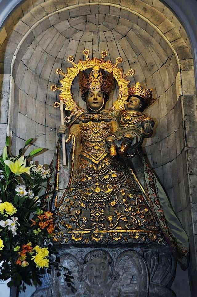 The Camonically Crowned image of Our Lady of The Candles in Iloilo