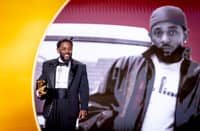 Kendrick Lamar speaks onstage during the 68th GRAMMY Awards at Crypto.com Arena on February 01, 2026 in Los Angeles, California.