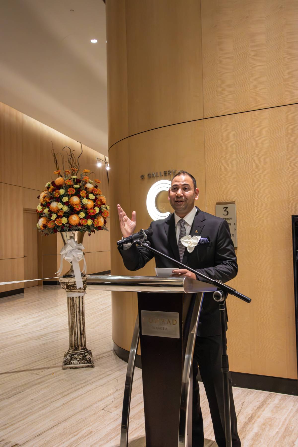 CONRAD Manila GM Akshat Sinha.