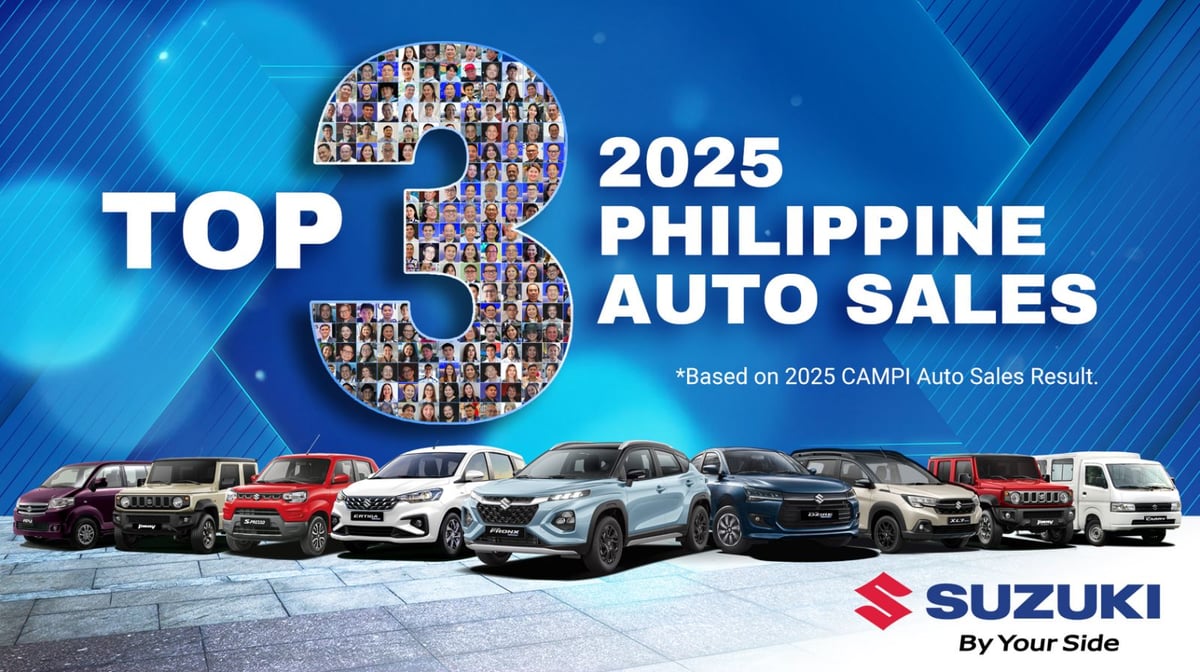 Suzuki Philippines ranks third in 2025 auto sales — CAMPI