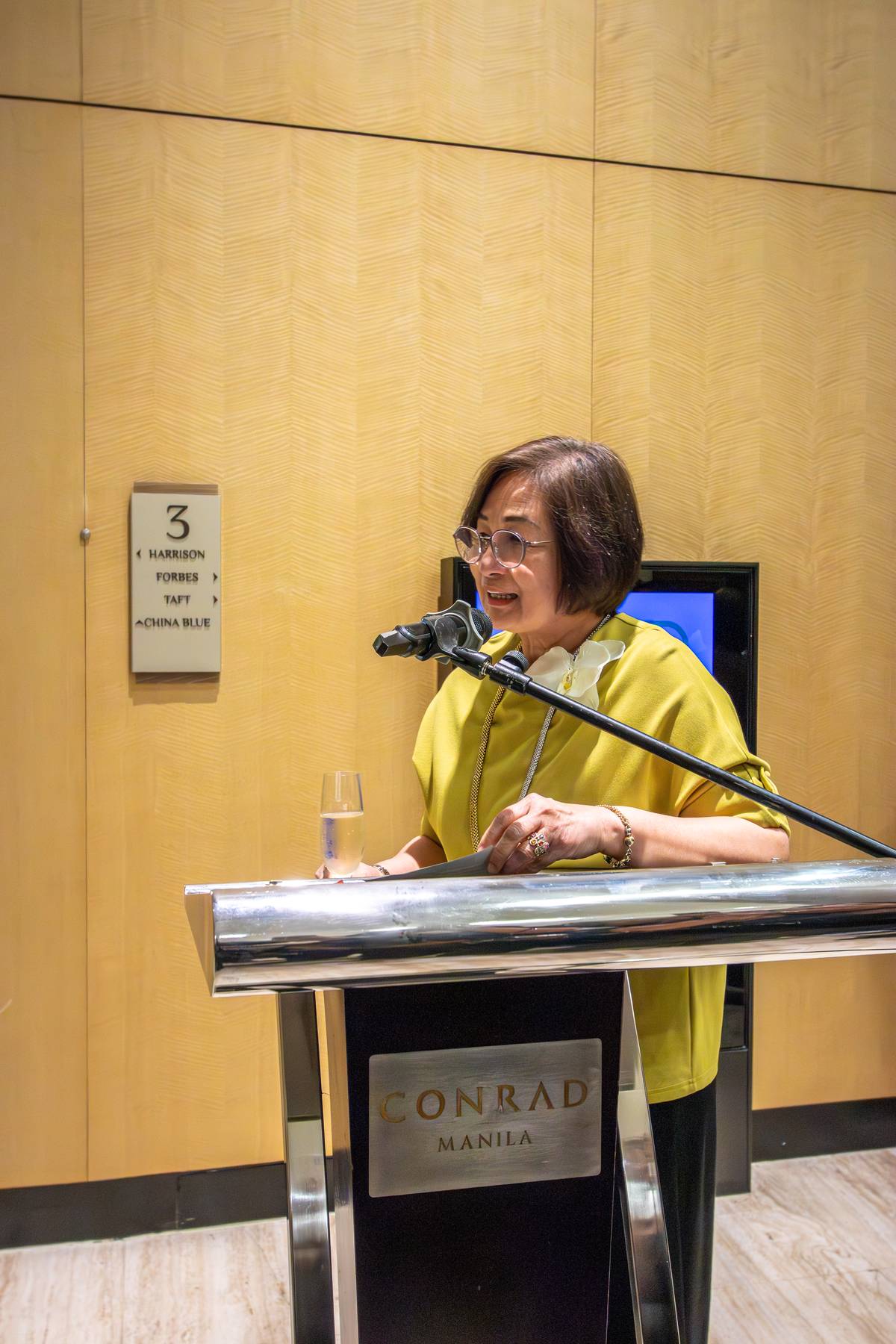 EXECUTIVE vice president, SM Hotels & Conventions Corporation, Peggy Angeles.