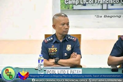 Negros Oriental police reshuffle involving Col. Patay sparks viral wordplay