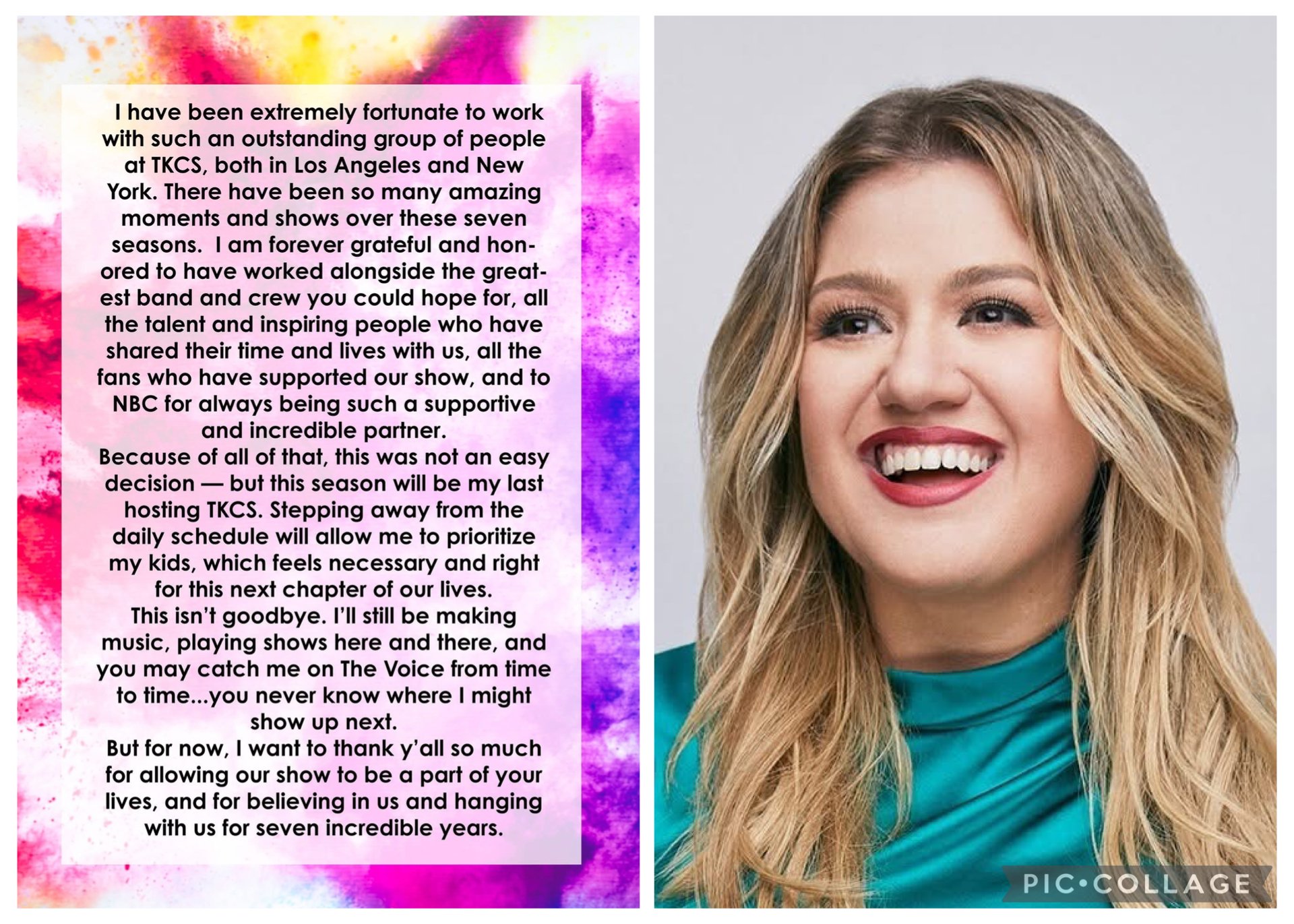 Kelly Clarkson steps away from talk show to focus on kids