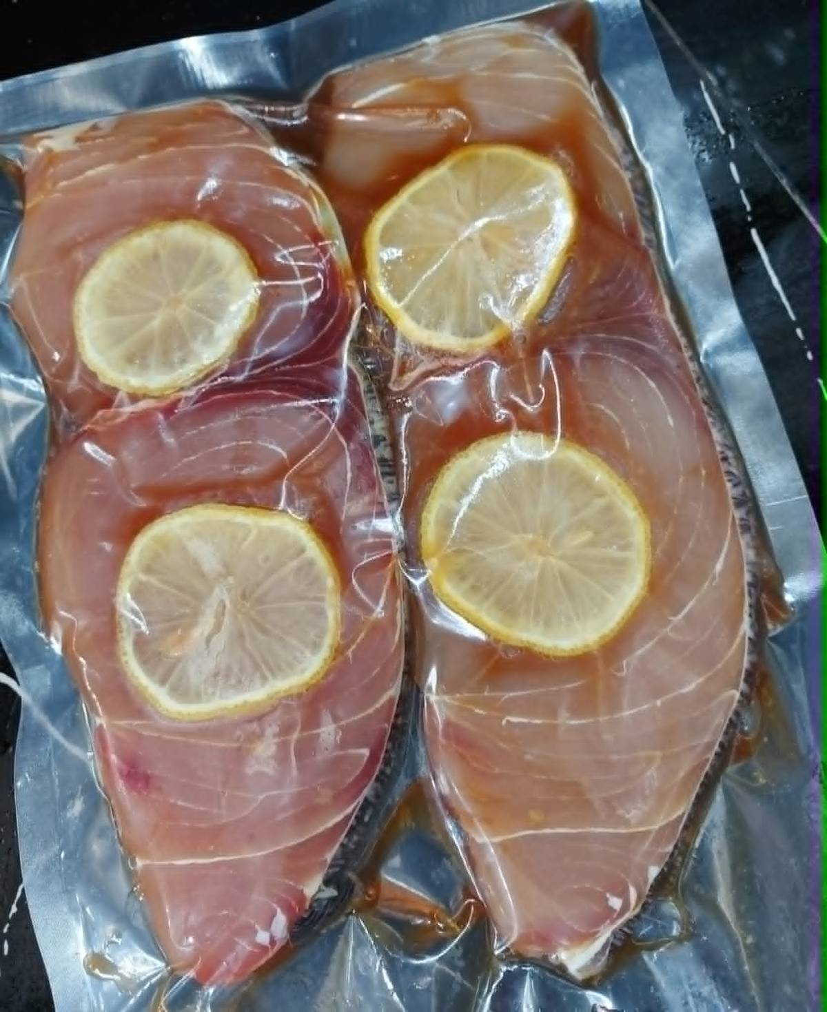 MARINATED Swordfish.