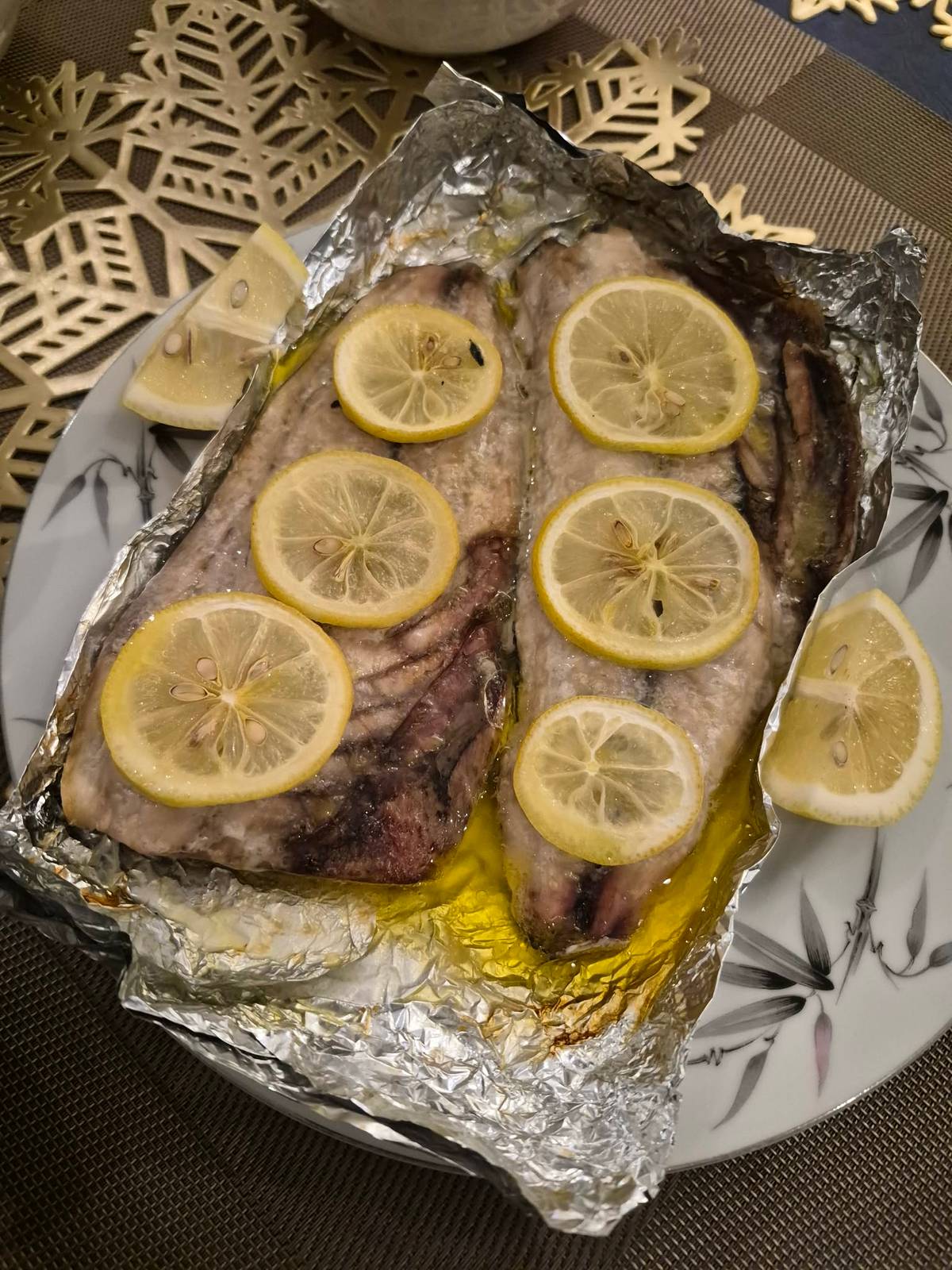 BAKED Local Salmon.