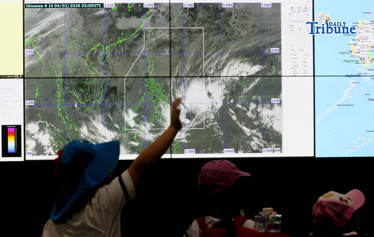 (February 04 2026) Grade 2 students from Taguig City learn basic weather and climate forecasting and receives a typhoon preparedness briefing from PAGASA weather specialists during their educational trip at the PAGASA Weather and Flood Forecasting Center (WFFC) in Quezon City on Wednesday, February 4, 2026. Photo/Analy Labor