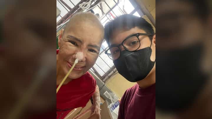 PHOTO of Jenina Mago (left) and Jason Mago, taken at the Philippine General Hospital in 2023.