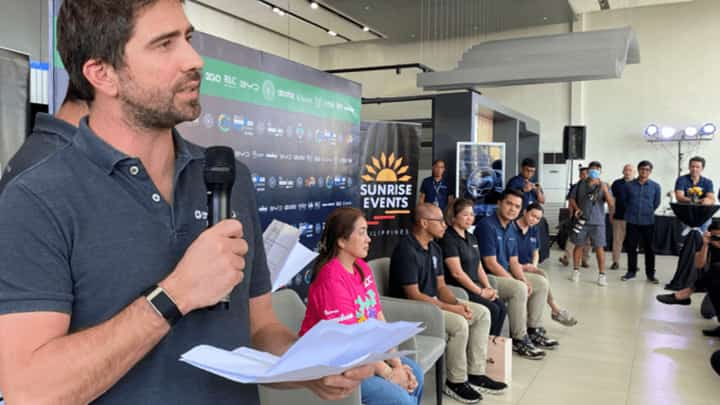 Aboitiz Equity Ventures Synergy Office Vice President and Apo Agua Infrastructura President Eduardo Aboitiz reaffirms the group’s support for Ironman 70.3, which Davao City is hosting for the fifth time.