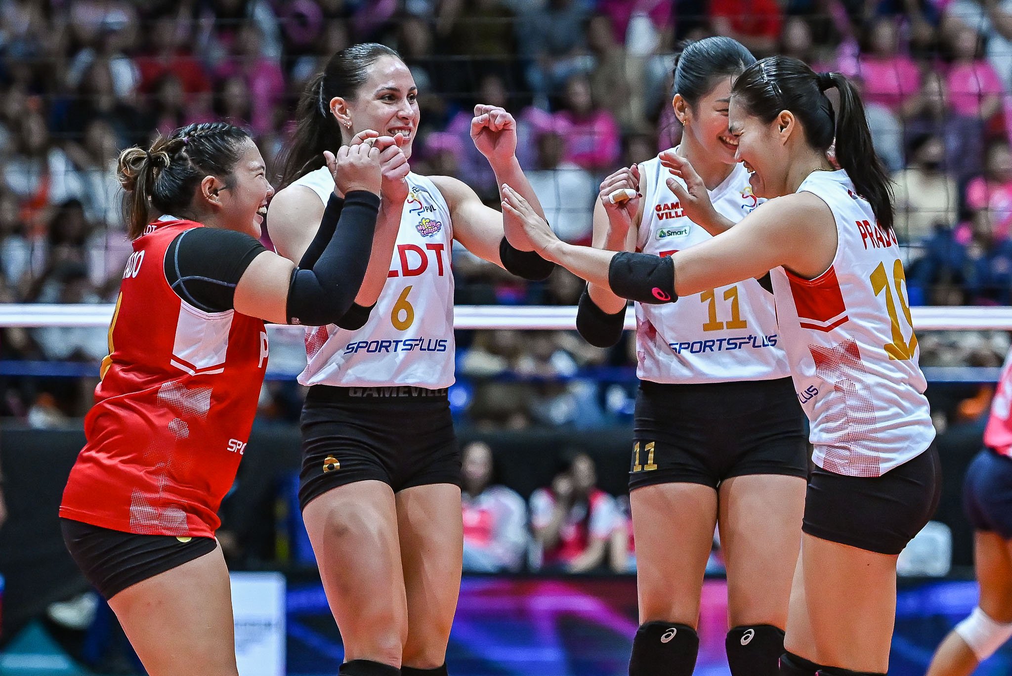 PLDT spoils De Guzman, Creamline reunion 