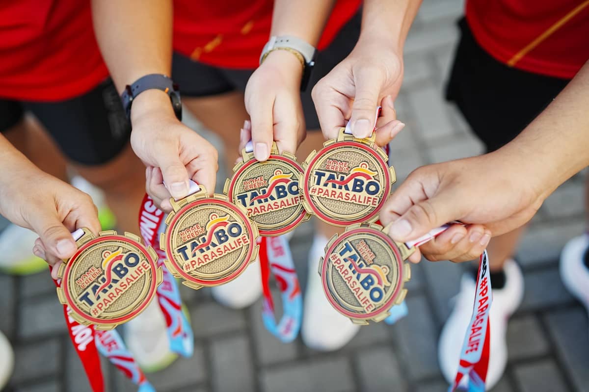 Home Credit Philippines Takbo Para Sa Life medals.