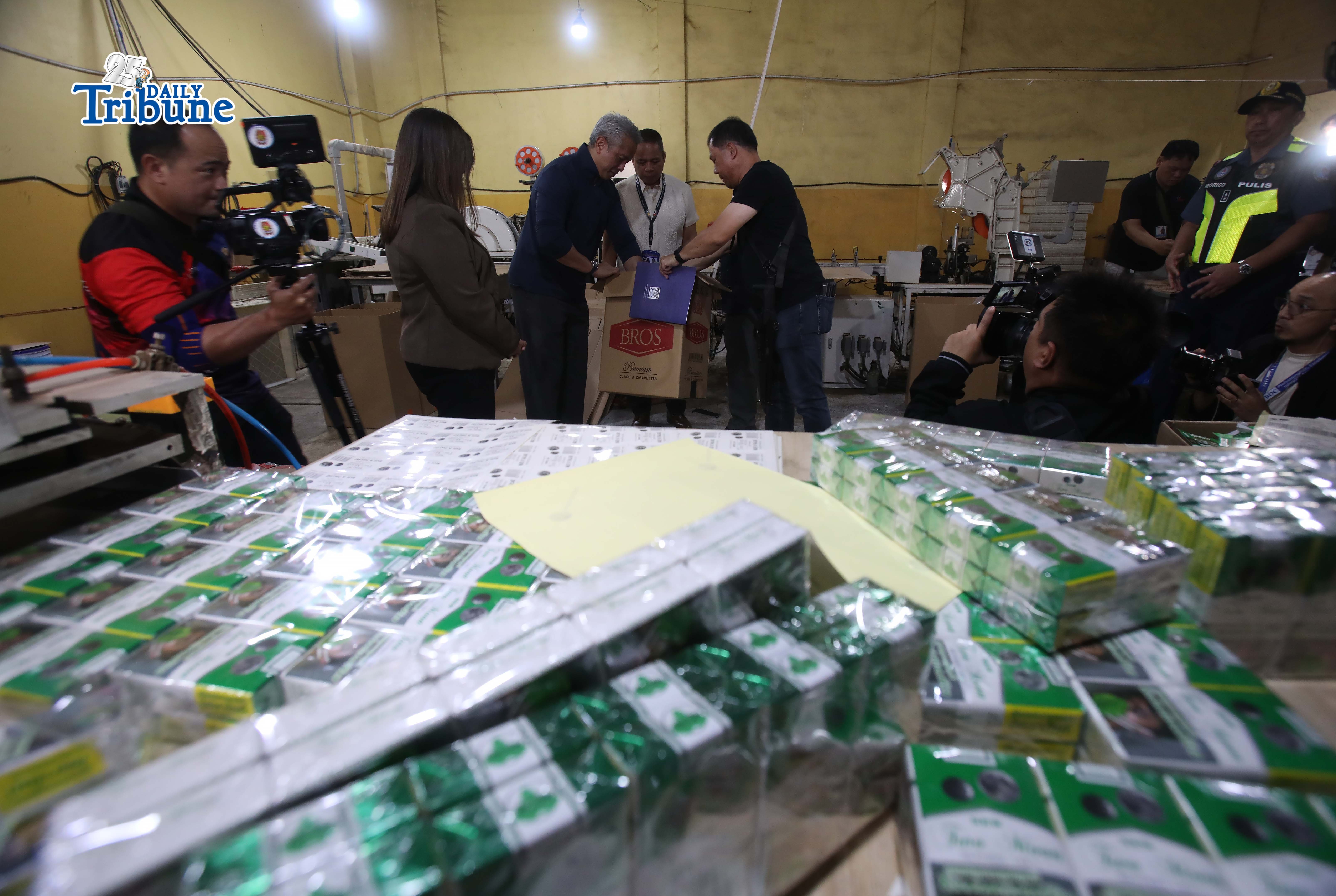 Illegal cigarette factory busted