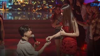 Allen Ansay and Sofia Pablo’s kilig Valentine’s moment