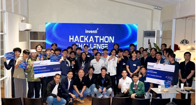 Students clinch top prizes at Inventi Hackathon 2025