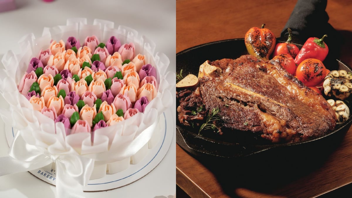 Skip the flowers:
A foodie Valentine’s dream