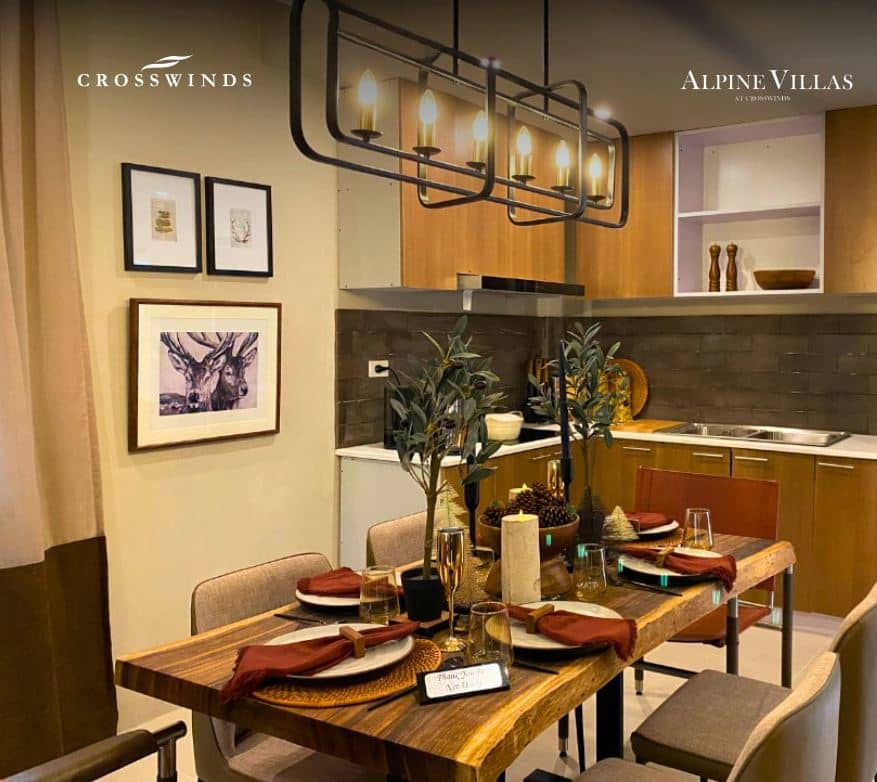 Photograph courtesy of Crosswinds Alpine Villas
