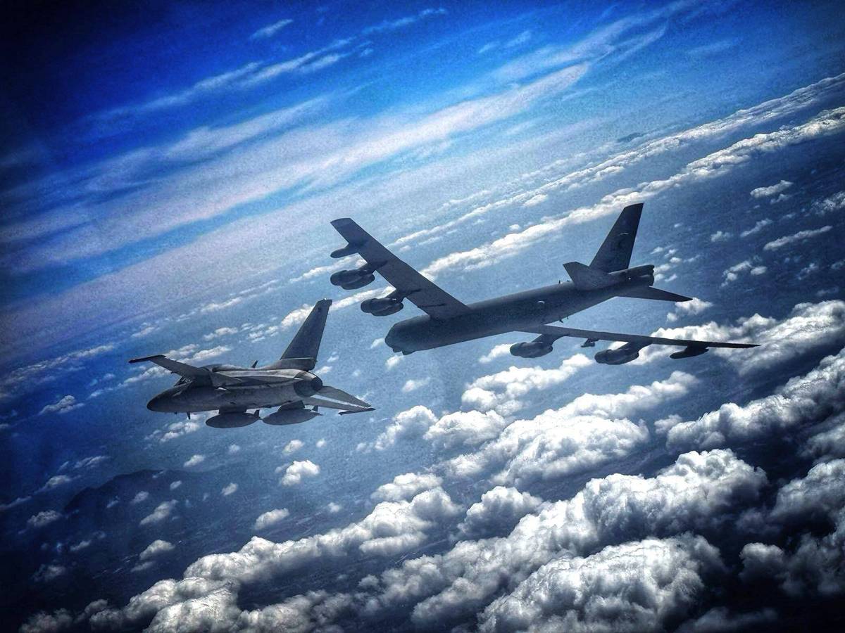 SIMULATION Combat air controllers from the Philippine Air Force and their American counterparts synchronize air-to-ground operations during the US-Philippine Live Drop exercise at Colonel Ernesto Rabina Air Base in Tarlac City.