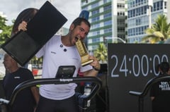 Brazilian runs on treadmill for 24 hours, sets record