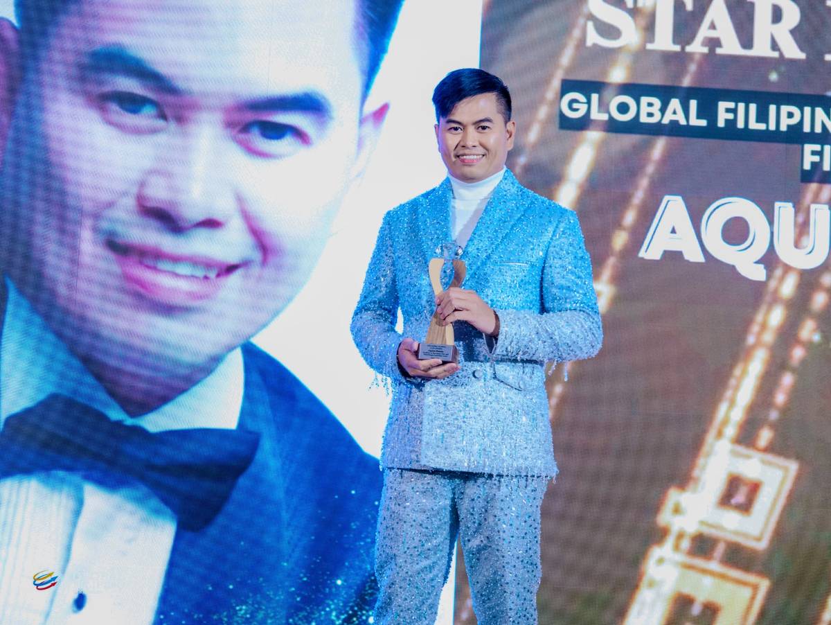 Aquino Plotado, one of this years awardee of Global Filipino Award