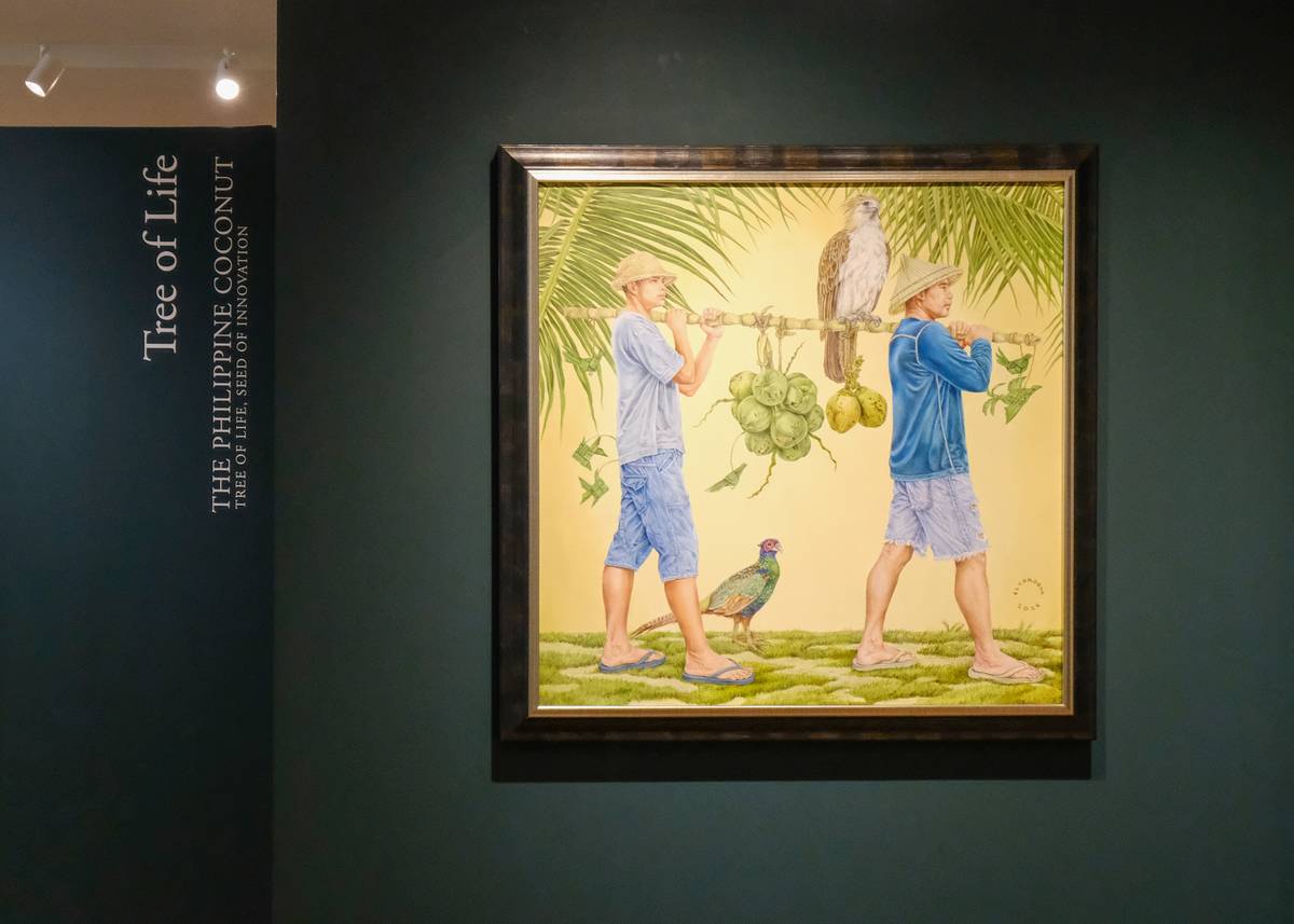 EMMANUEL Cordova’s ‘The Bond,’ a tribute to the ties between the Philippines and Japan.