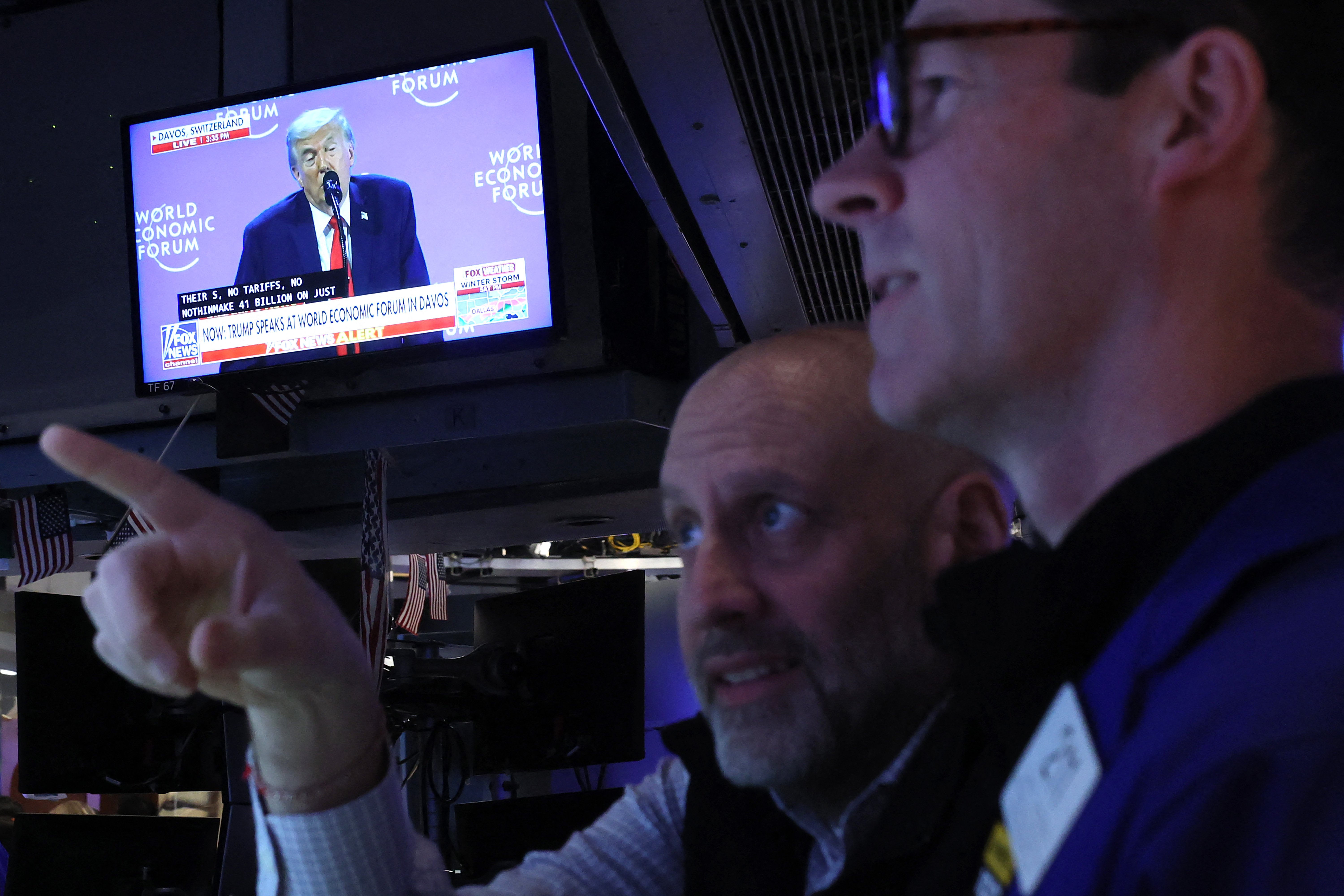 Dow index closes above 50,000 for 1st time as U.S. stocks rally