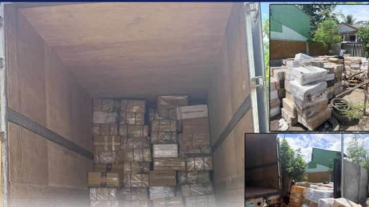 P100-M smuggled cigarettes seized