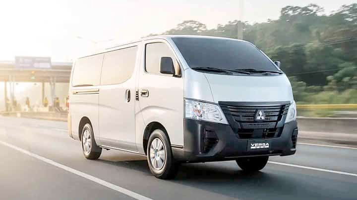 DRIVING the Mitsubishi Versa Van on the highway highlights its role as a passenger vehicle built for daily transport duties.