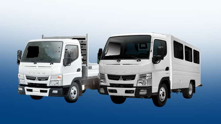 THE Fuso Canter light-duty truck continues to serve logistics and delivery fleets that rely on dependable daily hauling across Philippine roads (Left).
FUSO’S Canter commuter variant supports businesses and institutions that need reliable transport for people as part of everyday operations (Right).