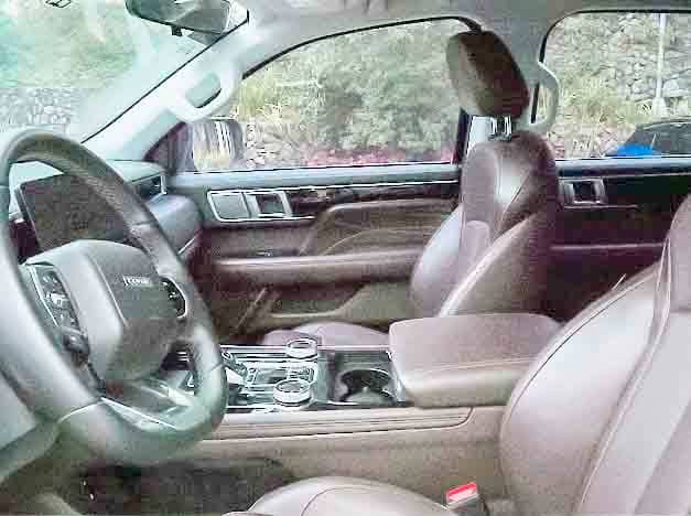 SPACIOUS, tech-forward cabin of the Foton Tunland V7 offers a premium sanctuary far beyond the rugged trails.